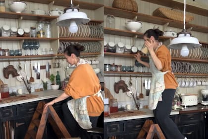 Oreiro publicó un video cocinando y se volvió viral (Foto: Captura de video / Instagram @nataliaoreirosoy)
