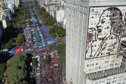 Confluyeron la Unidad Piquetera y los oficialistas