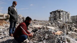 Orhan Kosker no ha podido encontrar rastros de sus dos sobrinos entre los escombros de Gaziantep.