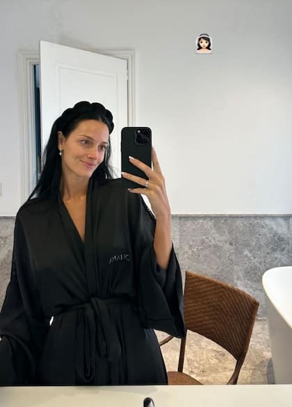 Oriana Sabatini compartió en sus redes sociales una foto de la previa a la boda