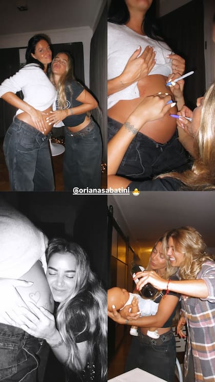 Oriana Sabatini disfrutó de un día con sus amigas durante su estadía en Buenos Aires (Foto: Instagram @orianasabatini)