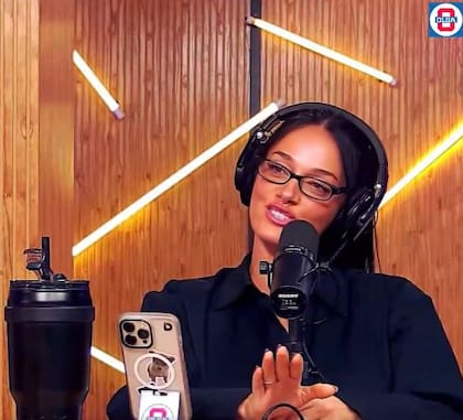 Oriana Sabatini visitó los estudios de Olga y expresó sus ganas de volver al país