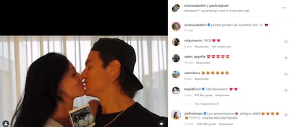 Oriana y Paulo anunciaron que esperan un bebé (Foto: Captura Instagram)