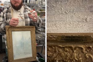 Compró un cuadro en una tienda de segunda mano y lo vendió en US$34.800: cuál es su secreto