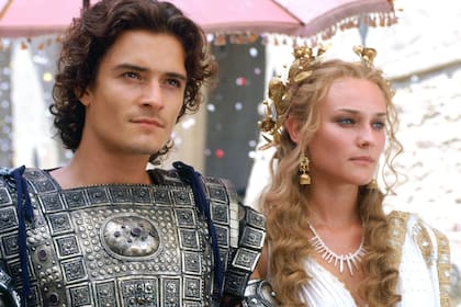 Orlando Bloom, interpretó a Paris en la película Troya (2004)