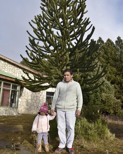 Orlando Paredes, el cacique actual de una comunidad mapuche de más de 450 personas.