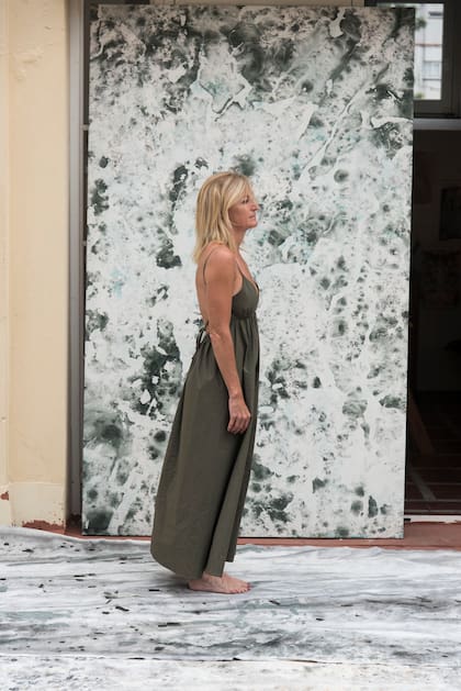 Orlowski con sus registros de la luna