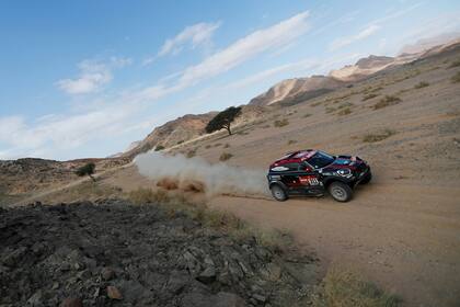 Orly Terranova en la cuarta etapa del Dakar 2020