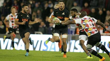 Ortega Desio, en acción; los Jaguares debutarán en la próxima temporada frente a Kings