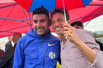 Ortigoza, el nuevo hombre fuerte del fútbol, al lado de Moretti