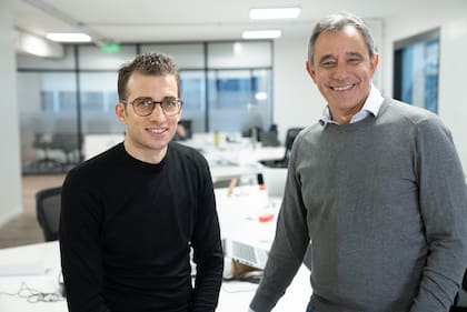 Oscar Bercovich, actual CEO y accionista, y Pablo Ardanaz