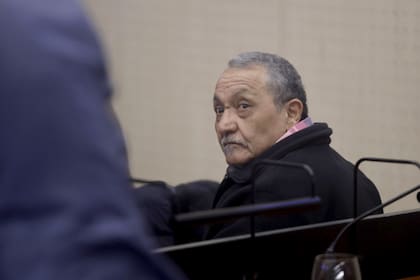 Oscar Centeno en los tribunales de Comodoro Py, en una audiencia anterior