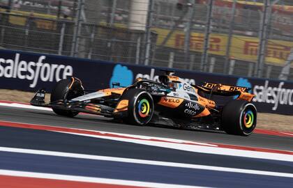 Oscar Piastri lleva 22 puntos de ventaja en la vanguardia del Mundial de Pilotos contra su compañero en McLaren, Lando Norris; en el ensayo matinal quedó 3º.