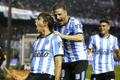 Oscar Romero marcó su tercer gol en Racing