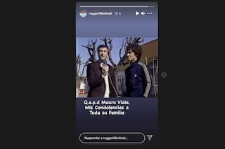 Ruggeri despidió a Mauro Viale con una vieja foto: "Que en paz descanses"