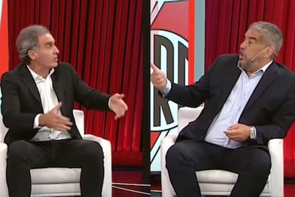 Oscar Ruggeri y el Chavo Fucks se dijeron de todo en la emisión del viernes de ESPN F90 (ESPN)