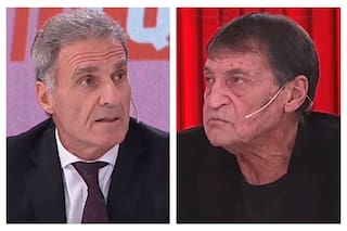 El picante cruce en vivo entre Falcioni y Ruggeri por su pasado en Boca