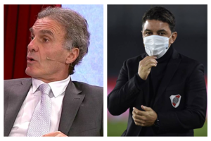 Oscar Ruggeri y Marcelo Gallardo