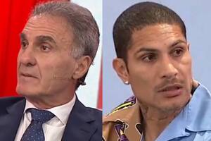 Oscar Ruggeri y Paolo Guerrero
