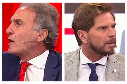 Oscar Ruggeri y Sebastián Vignolo