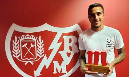 Oscar Trejo y un premio en Rayo Vallecano, un club de trabajadores