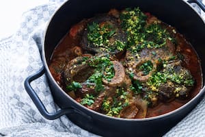 Osobuco tierno con gremolata