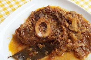 Ossobuco de ternera a la milanesa