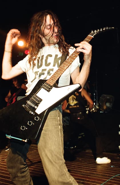 Osvaldo Civile en 1992. "Lo acompañamos hasta lo último", dice Meza. "El loco nos eligió."