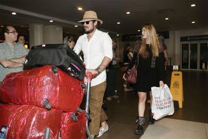 Osvaldo está en la Argentina junto a su novia italiana