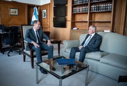 Osvaldo Jaldo, con Santilli