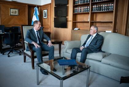 Osvaldo Jaldo se reunió con Diego Santilli en noviembre