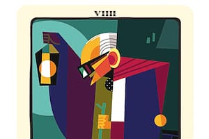 Osvaldo Pugliese según Pablo Lobato, en una de las 22 obras encargadas especialmente para el proyecto