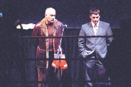 Osvaldo Rivero, el promotor irascible, junto con Esteban Livera, que tuvo un período al frente del Luna Park