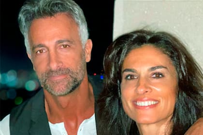 Osvaldo y Gabriela Sabatini antes del distanciamiento