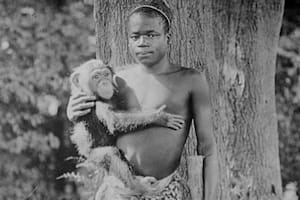 La trágica historia del joven que fue exhibido en un zoológico como si fuera un mono