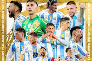 Qué posición ocupa la selección argentina en el último ranking que publicó la FIFA