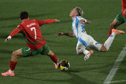 Othmane Maamma, uno de los mejores del primer tiempo