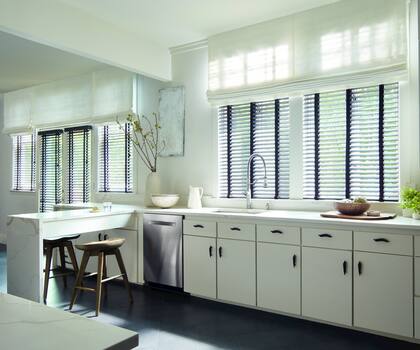 Otra alternativa son las persiana americanas que se colocan por dentro y se puede regular su apertura