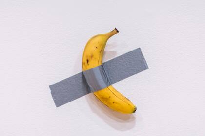 Otra banana en la pared: después de su primera exposición en Art Basel Miami 2019, "Comedian" se vendió por 6,2 millones de dólares el miércoles pasado en Nueva York