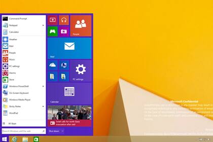Otra captura de pantalla no oficial que se filtró en Internet que muestra cómo será el regreso del menú Inicio a Windows