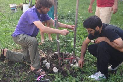 Otra de las acciones que lleva adelante Un árbol para mi vereda es la venta de un kit solidario que incluye todo lo necesario para aprender a cultivar árboles nativos