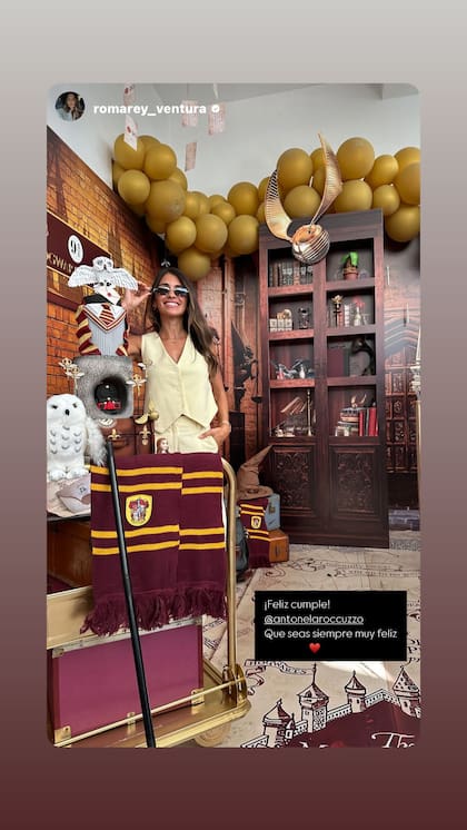 Otra de las fotos que compartió Anto en el festejo de su cumpleaños