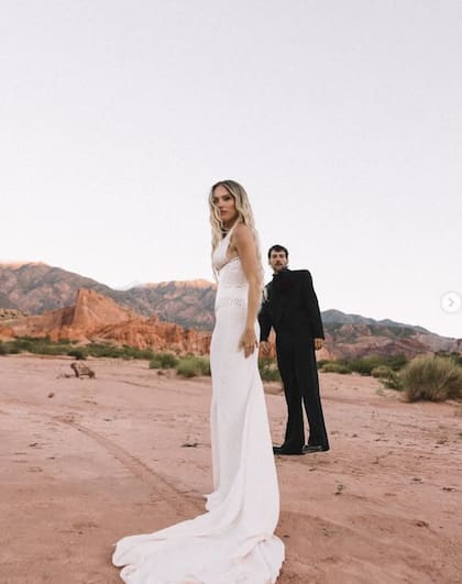 Otra de las fotos que subió la novia a sus redes.