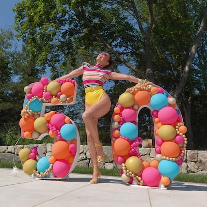 Otra de las imágenes con las que la mexicana festejó sus 50 años