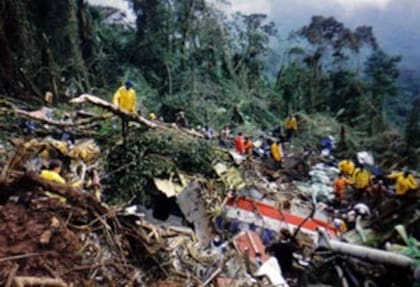 Otra de las tragedias fue a bordo de un avión de American Airlines.