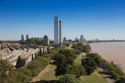 Otra de las vistas donde se ve el Río Paraná