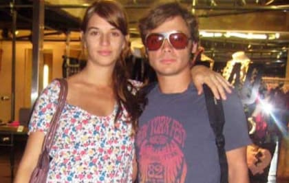 Otra foto retro de Tomás Fonzi y Leticia Lombardi (Foto: Archivo)