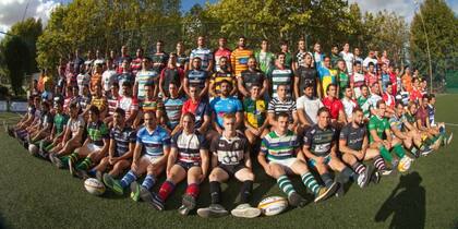 Otra imagen con los participantes de los 91 equipos