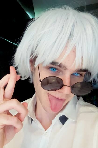 Otra imagen de Valentino en la piel de su personaje favorito.