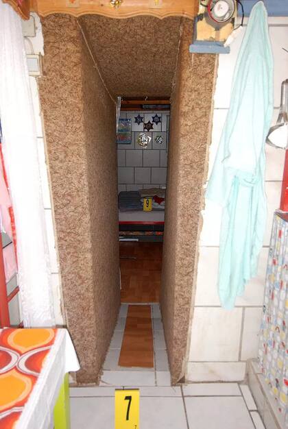 Otra imagen del sótano donde Fritzl mantuvo secuestrada a su hija durante 24 años.